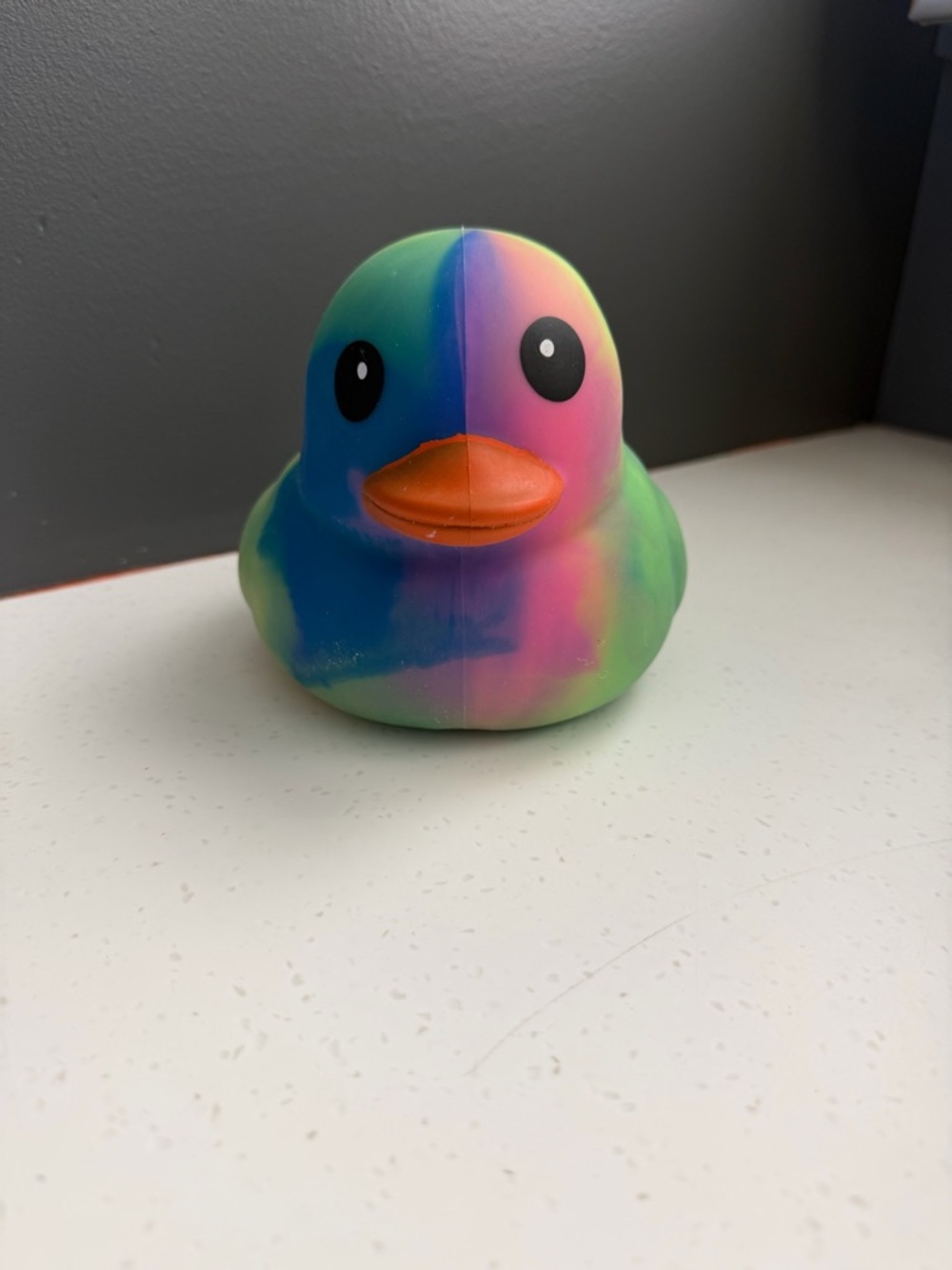 Multicolor Rainbow Duck Bath Toy - Kids Toy